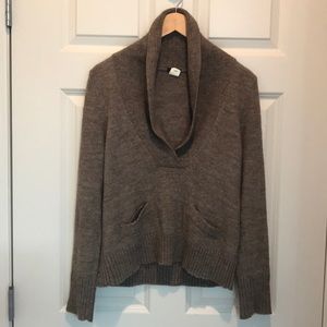 J.Crew high low sweater